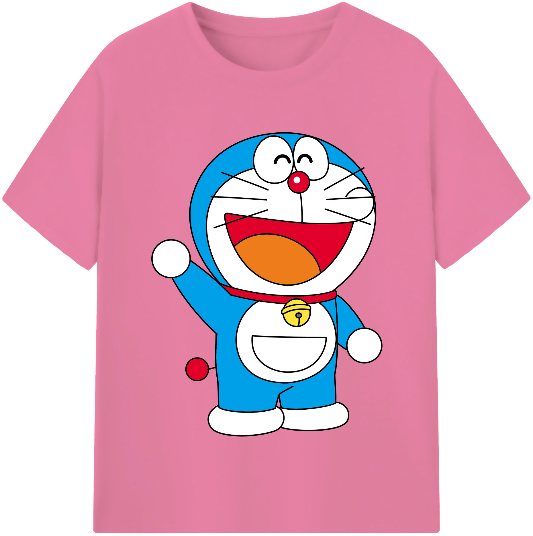 （画像用） ドラえもん Doraemon 綿100％半袖Tシャツ（フロントプリント）